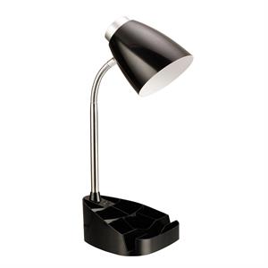 15.4 inches black desk lamp with penholder