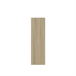 31.5 in. Tall Natural Oak Wood 3-Shelf Etagere Bookcase