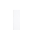34.96 in. Tall White Wood 3-Shelf Etagere Bookcase
