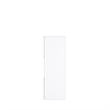 34.96 in. Tall White Wood 3-Shelf Etagere Bookcase