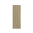 34.96 in. Tall Natural Oak Wood 3-Shelf Etagere Bookcase