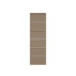 37.52 in. Tall White Wood 3-Shelf Etagere Bookcase