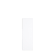 34.96 in. Tall White Wood 3-Shelf Etagere Bookcase