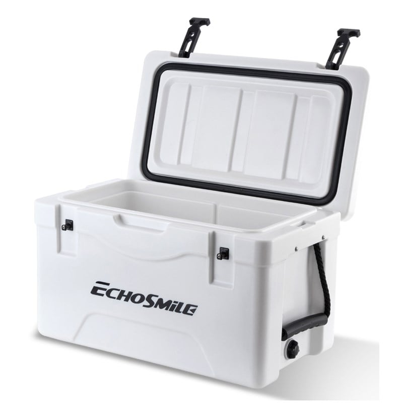 EchoSmile 30 qt. White Rotomolded Cooler