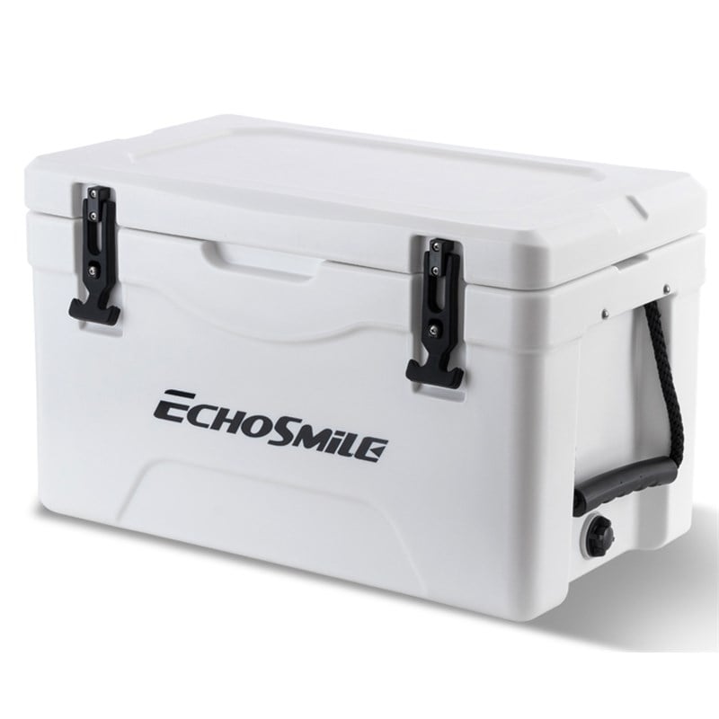 EchoSmile 30 qt. White Rotomolded Cooler