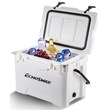 EchoSmile 25 qt. White Rotomolded Cooler