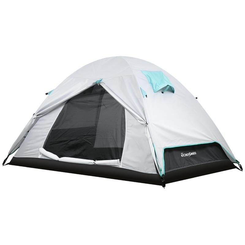 Echosmile 2 Person Tent in White And Green