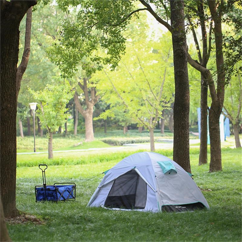 Echosmile 2 Person Tent in White And Green