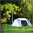 Echosmile 4-6 Person Gray Pop Up Tent With Rain Fly