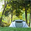 Echosmile 4-6 Person Gray Pop Up Tent With Rain Fly