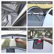 Echosmile 4-6 Person Gray Pop Up Tent With Rain Fly