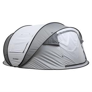 echosmile white and grey pop up tent for 5-8 people