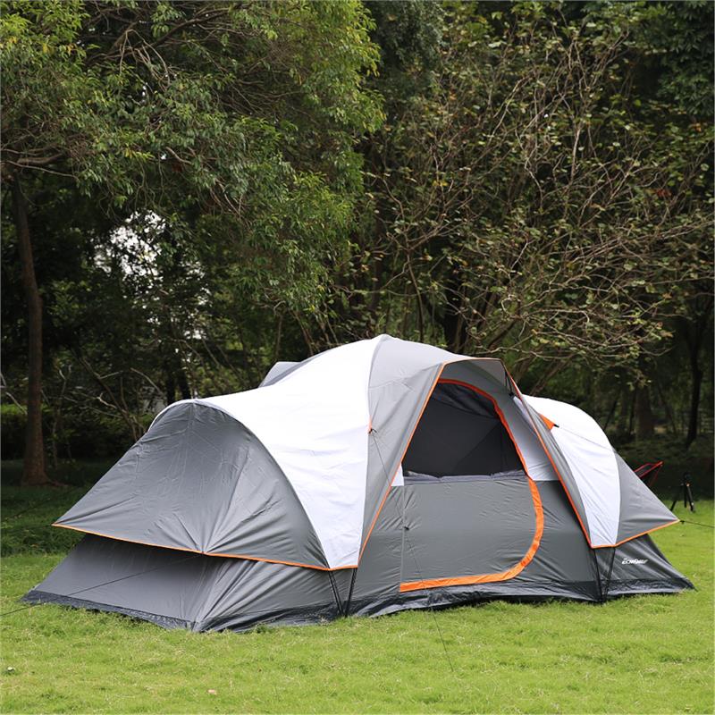Echosmile Pop-up Tent For 8 People in Grey