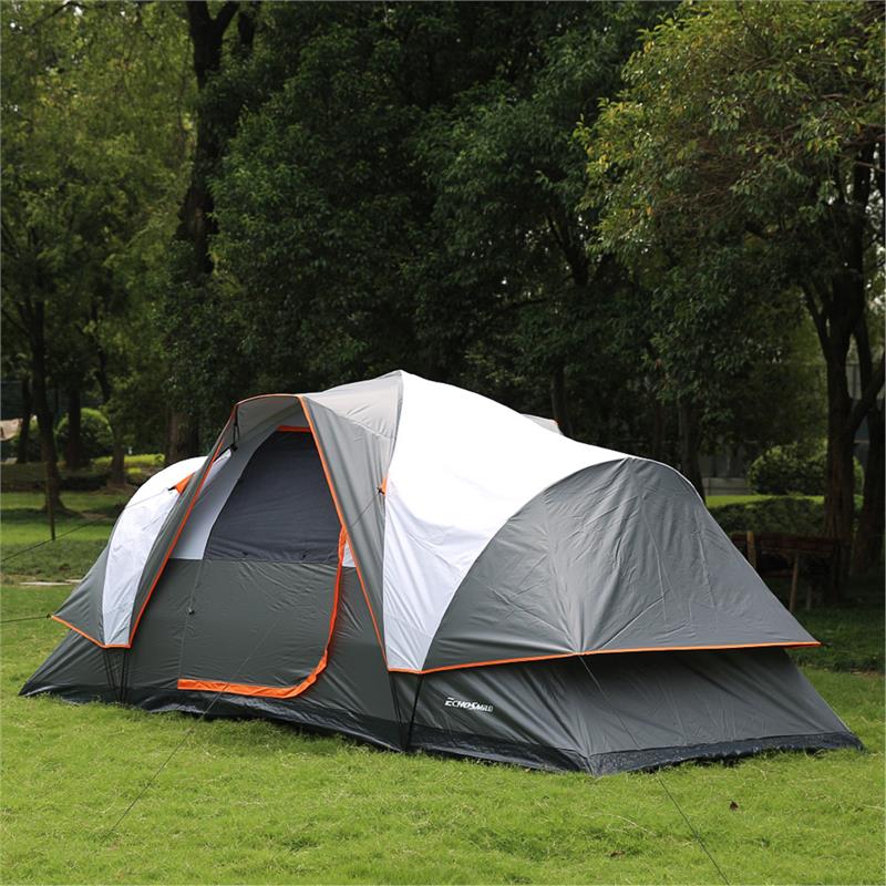 Echosmile Pop-up Tent For 8 People in Grey
