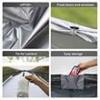 Echosmile Pop-up Tent For 8 People in Grey