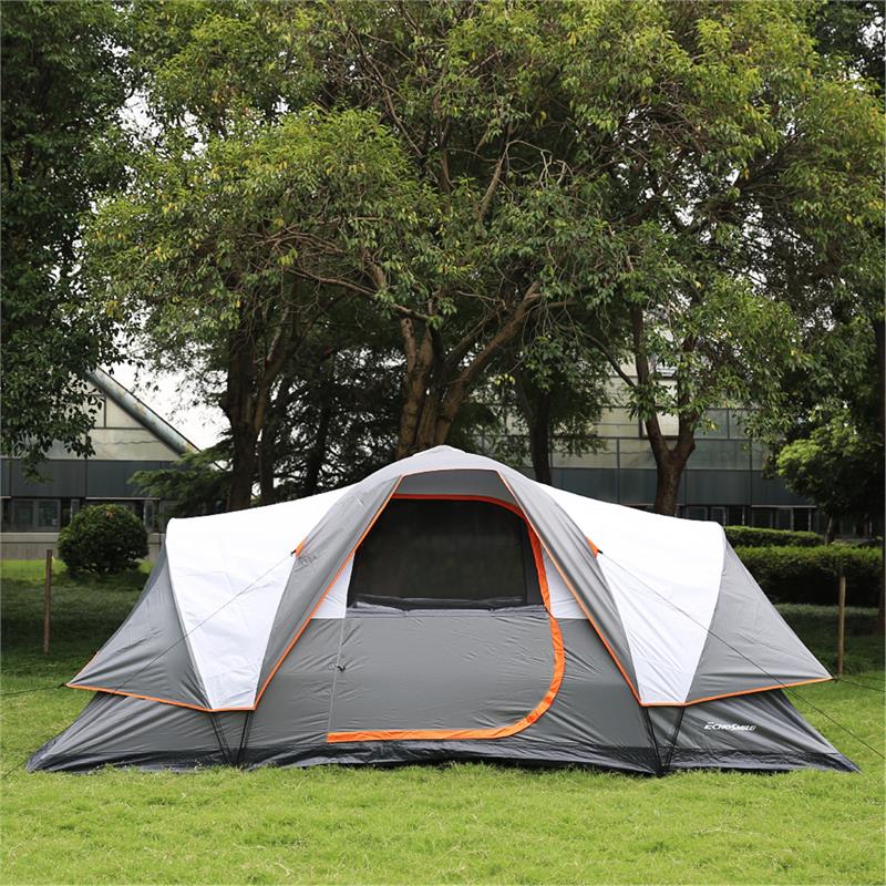 Echosmile Pop-up Tent For 8 People in Grey