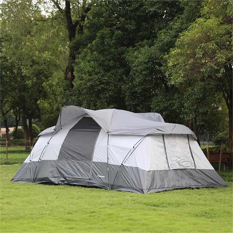 Echosmile Tent For 10 People in White And Grey