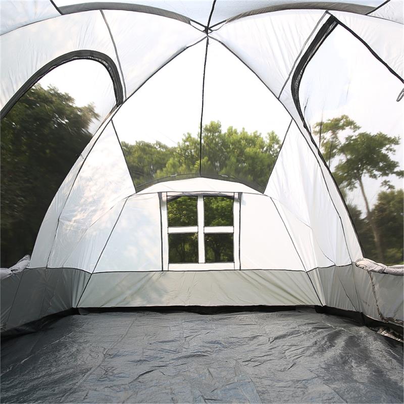 Echosmile Tent For 10 People in White And Grey