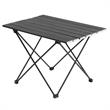 Echosmile Aluminum Medium Collapsible Table in Black