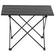 Echosmile Aluminum Medium Collapsible Table in Black