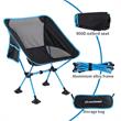 Echosmile Blue Collapsible Chair