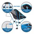 Echosmile Blue Collapsible Chair