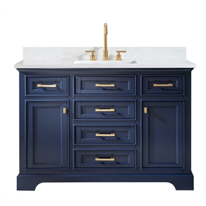 Design Element Group Milano 48&quot Single Vanity in Blue