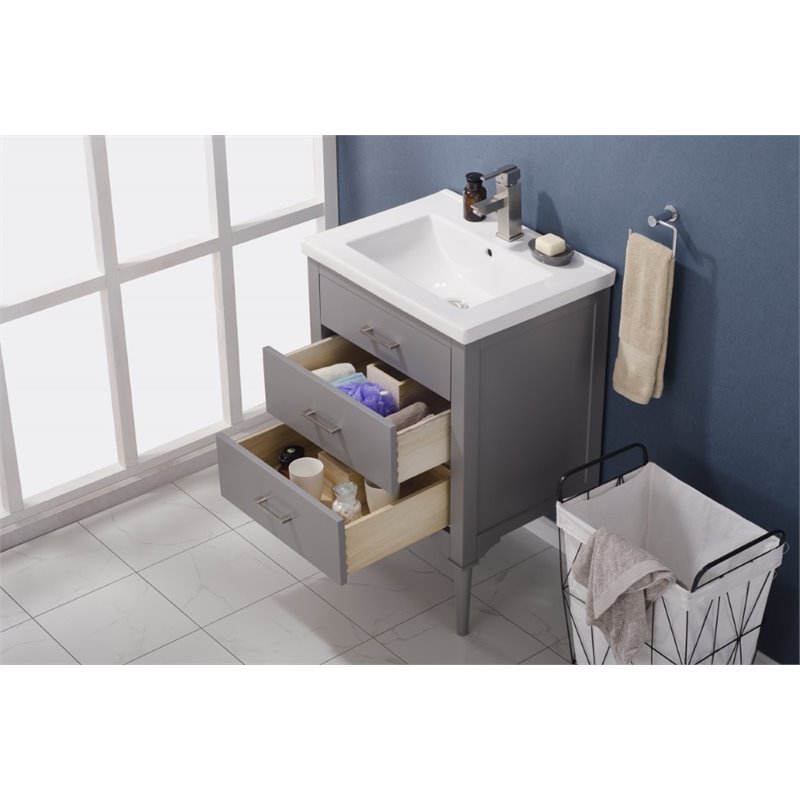 Design Element Group Mason 24 Single Sink Vanity In Gray S01 Gy Design Element Group Mason 24 Single, Design Element Mason 24 Single Sink Vanity In Blue