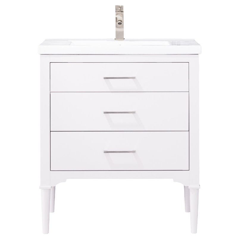Design Element Group Mason 30 Single Sink Vanity In White S01 Wt Design Element Group Mason 30 Single, Design Element Mason Blue Vanity