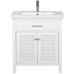 Design Element Group Cameron 30&quot Single Sink Vanity in White