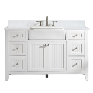 Design Element Burbank 54&quot Single Vanity in White