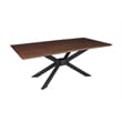 Creative Images International Wood Dining Table in Walnut