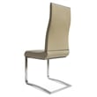 Creative Images International Metal Side Dining Chair in Tan (Set of 2)