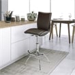 Creative Images International Adjustable Bar Stool in Black (Set of 2)
