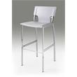 White Bar Stools Set of 2