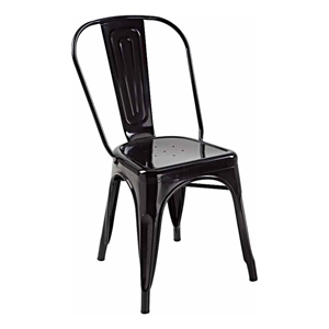 Metal Black Chair Set of 4