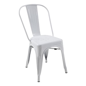 Metal Chair in White (Set of 4)