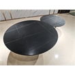 Motion Black ceramic top Coffee Table with Stainless Steel