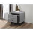 Contemporay fabric Night Stand with one drawer