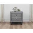 Contemporay fabric Night Stand with one drawer