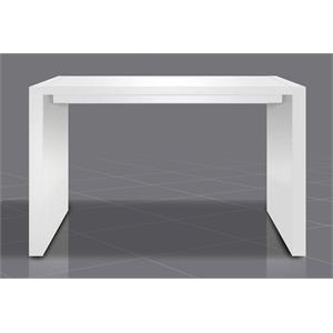 wood mdf lacquered bar table in white (60