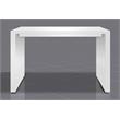 Wood MDF Lacquered Bar Table in White (60