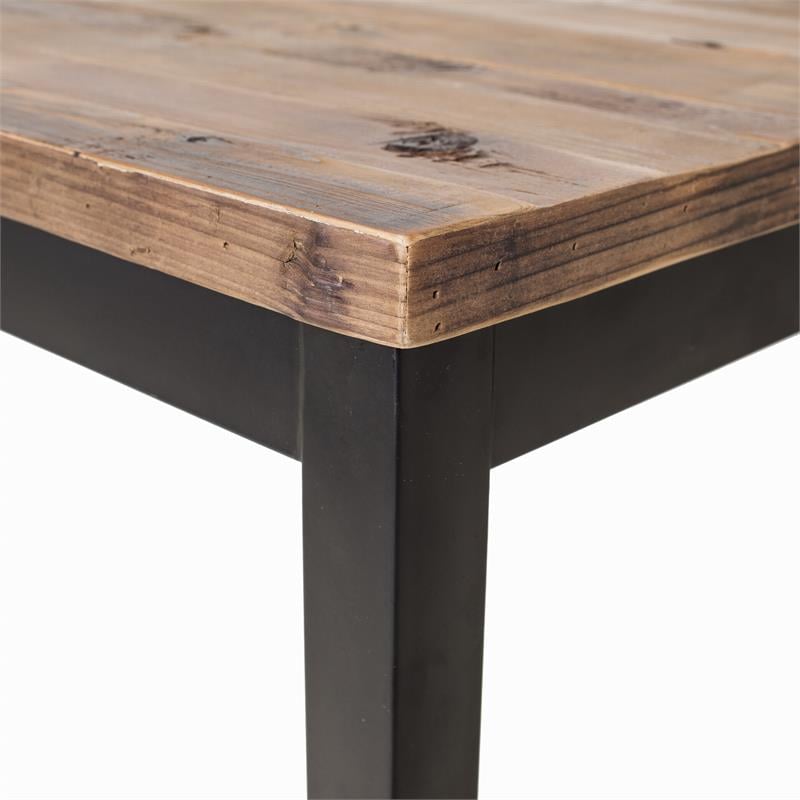 Counter height Bar Table in Natural Wood