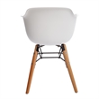 Midcentury White Plastic Kids Side Chair (Set of 4)