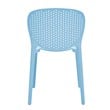 Midcentury Blue Plastic Kids Side Chair (Set of 4)