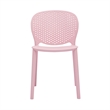 Midcentury Pink Plastic Kids Side Chair (Set of 4)