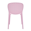 Midcentury Pink Plastic Kids Side Chair (Set of 4)