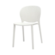 Midcentury White Plastic Kids Side Chair (Set of 4)