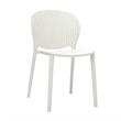 Midcentury White Plastic Kids Side Chair (Set of 4)