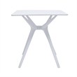 Midcentury Plastic Side Table in Black